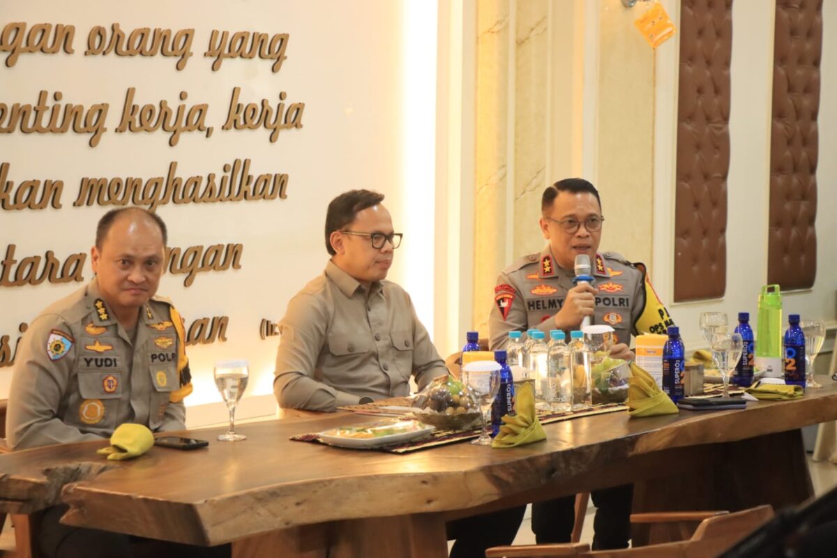 Kapolda Lampung Irjen Pol Helmy Santika saat memaparkan kondisi keamanan, Sabtu 23 November 2024 | Dok. Humas Polda Lampung.