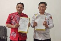 MoU Diskominfo Lampung Barat dan  Fakultas Hukum pada Universitas Lampung terkait verifikasi media.