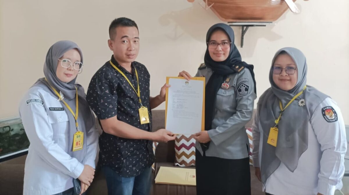 Rutan Kota Agung saat menerima pemberitahuan pindah memilih dari KPU Tanggamus, Senin 25 November 2024 | Dok. Rutan Kota Agung.