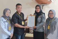 Rutan Kota Agung saat menerima pemberitahuan pindah memilih dari KPU Tanggamus, Senin 25 November 2024 | Dok. Rutan Kota Agung.