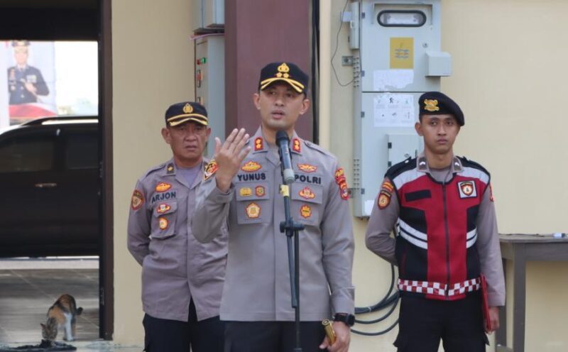 Kapolres Pringsewu AKBP M. Yunnus Saputra.