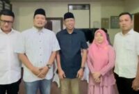 Ketua DPC Apdesi Pringsewu Jevi Herdi usai Mengunjungi Kediaman RMD, Kamis 28 November 2024.