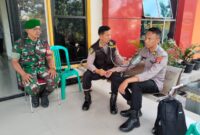 Sie Dokkes Polda Lampung saat Memeriksa Kesehatan Personel Polda Lampung.