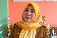 Kepala SMAN 1 Kota Agung Ratna Uli saat memberikan keterangan di SMA setempat, Senin 4 Nopember 2024 | Herdi/Media Prioritastv.com.