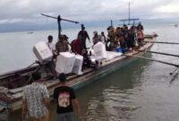 Pengembalian Kotak Suara asal Wilayah Terpencil di Pematang Sawa Tanggamus via Jalur Laut, Kamis 28 November 2024.