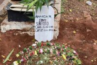 Makam korban meninggal kecelakaan beruntun Tol Cipularang | Dok. detik.com