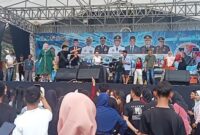 Kemeriahan Fun Bixe dan Jalan Sehat Lampung Utara dengan kehadiran Susilawati, Bunda Dor Dor Viral Lampung, Sabtu 28 Desember 2024.