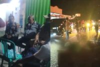 Kolase foto kondisi di rumah duka keluarga Melinda di Talang Padang dan kondisi korban usai kecelakaan di Ganjaran, Pagelaran, Pringsewu, Sabtu  7 Desember 2024, malam.