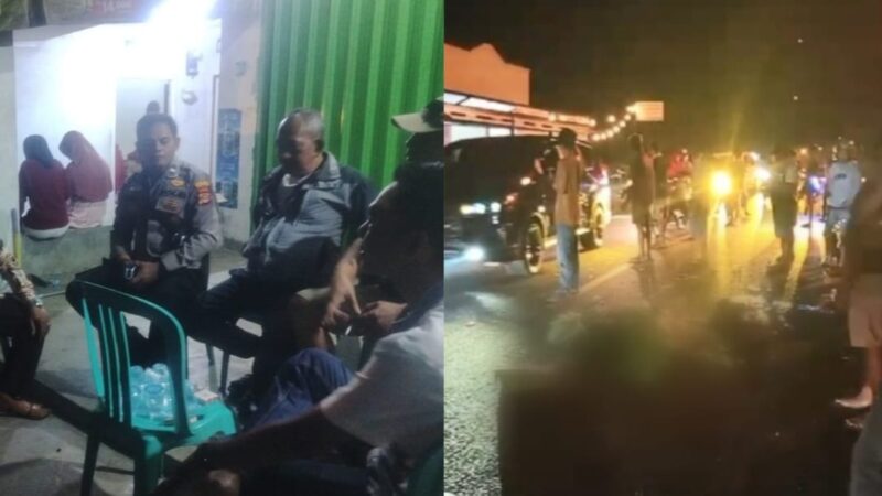 Kolase foto kondisi di rumah duka keluarga Melinda di Talang Padang dan kondisi korban usai kecelakaan di Ganjaran, Pagelaran, Pringsewu, Sabtu  7 Desember 2024, malam.