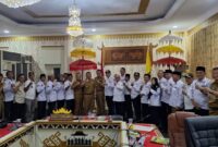 Foto bersama DPC Apdesi Tanggamus usai Audensi ke Pemkab Tanggamus, Selasa 10 Desember 2024 | Dok. DPC Apdesi Tanggamus.