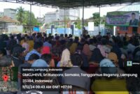 Anggota DPRD Tanggamus asal Fraksi PKB saat melaksanakan reses wilayah Dapil II di Pekon Srikuncoro, Semaka, Tanggamus, Kamis 12 Desember 2024 | Edi Hidayat/Media Prioritastv.com.