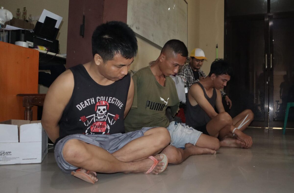 Ketiga pria Pringsewu yang ditangkap polisi terlibat peredaran Narkoba.