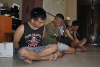 Ketiga pria Pringsewu yang ditangkap polisi terlibat peredaran Narkoba.