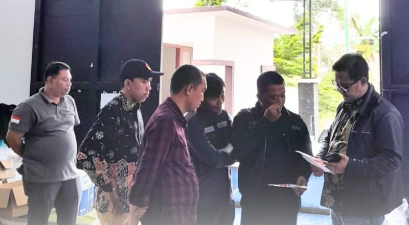 Supervisi Bawaslu Lampung di Lampung Barat, Senin 11 November 2024.
