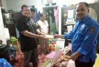 Penyerahan Donasi PSHT Lampung kepada pelajar derita Kanker di Kota Agung, Tanggamus, Kamis 19 Desember 2024.