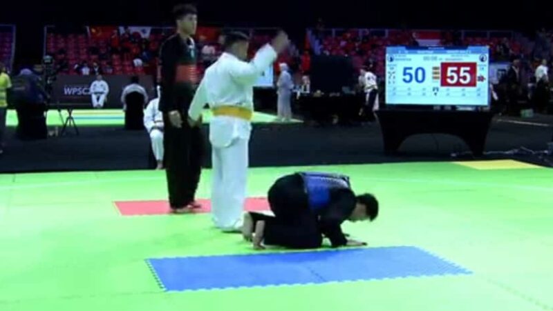 Penampilan M. Wildan di Abu Dhabi, UEA, Sabtu 21 Desember 2024.