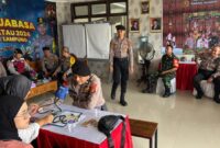 Pos pengamaman di Terminal Rajabasa, Lampung | Dok. Humas Polda Lampung.