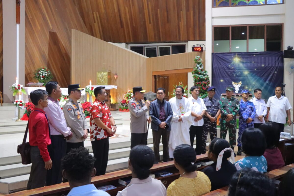 Kapolda Lampung saat memberikan sambutan, Selasa 24 Desember 2024.
