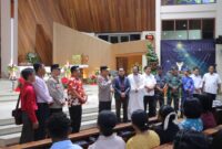 Kapolda Lampung saat memberikan sambutan, Selasa 24 Desember 2024.
