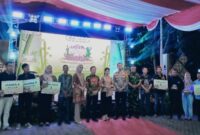 Penutupan Bazar UMKM Pringsewu, Selasa 24 Desember 2024, malam.