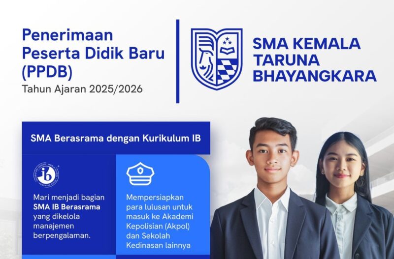 PPDB SMA Kemala Taruna Bhayangkara.