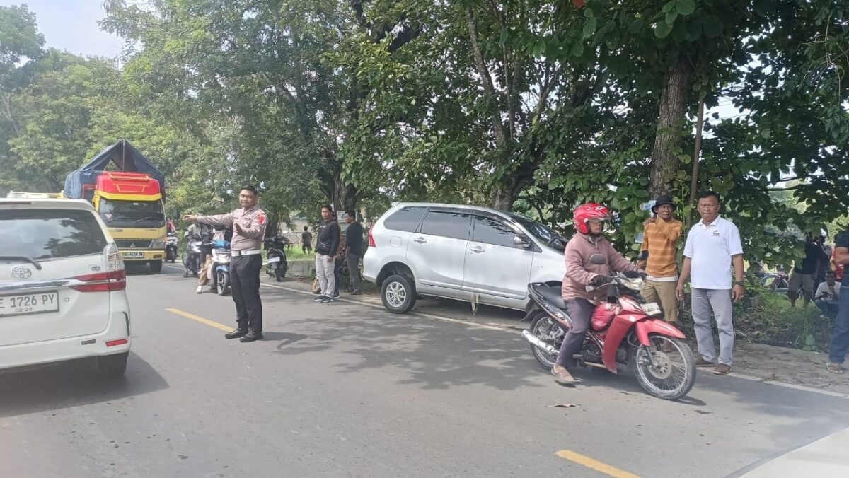 Salah satu kecelakaan akibat human eror di Pringsewu, Sabtu 28 Desember 2024 | Dok. Humas Polres Pringsewu.