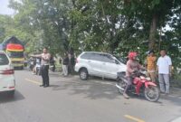 Salah satu kecelakaan akibat human eror di Pringsewu, Sabtu 28 Desember 2024 | Dok. Humas Polres Pringsewu.
