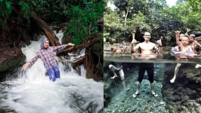 Wisata Pemandian Way Bekhak. Foto: IG @fistynbudiwati)