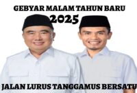 Bupati Tanggamus Terpilih, H. Moh. Saleh Asnawi dan Wakil Bupati Terpilih Agus Suranto.
