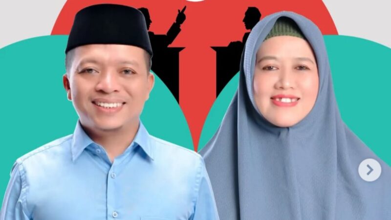 Pasangan Riyanto Pamungkas dan Umi Laila Pemenang Pilkada Pringsewu 2024.
