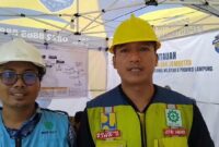 Jepri Amino, Tim Posko Nataru PPK 2.1 BPJN Lampung di Tanggamus saat memberikan keterangan, Jumat 27 Desember 2024 | Herdi/Media Prioritastv.com.