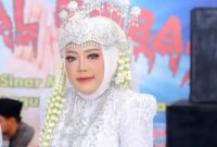 Pengantin Wanita Rika Amiyana usai ijab kabul, Kamis 5 Desember 2024.
