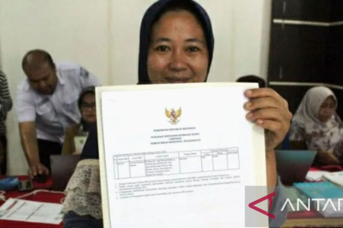 Ilustrasi - Pelaku UMKM menunjukan Nomor Induk Berusaha (NIB). ANTARA/Yudi/dok