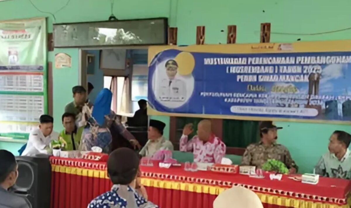 Musrenbang 2025 dalam rangka RKPD 2026 Pekon Sinar Mancak, Pulau Panggung Tanggamus, Kamis 16 Januari 2025.