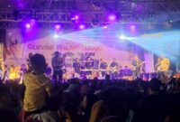 Pengamanan Malam Tahun Baru di Gebyar Jalan Lurus di Terminal Kota Agung, Selasa 31 Januari 2024, malam | Herdi/Media Prioritastv.com.