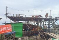 Bangunan Kedai Kopi yang Ambruk di Bandar Lampung, Selasa 31 Desember 2024 | Dok. Humas Poda Lampung.