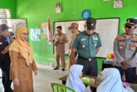 Peninjauan makanan bergizi gratis di Baradatu, Way Kanan, Lampung, Senin 6 Januari 2025 | Dok. Humas Polda Lampung.