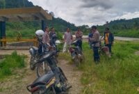 Penjagaan kawanan gajah liar di Tulung Asahan, Semaka, Tanggamus, Senin 6 Januari 2025 | Edi Hidayat/Media Prioritastv.com.
