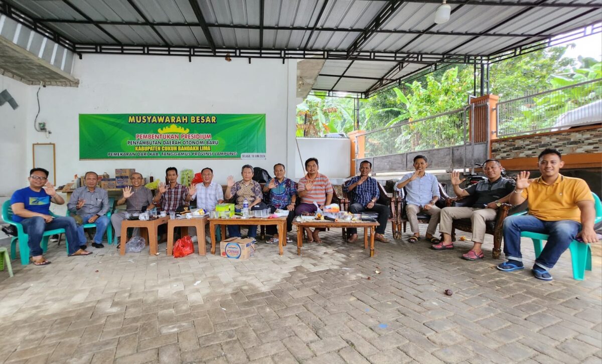 Rapat Panitia CDOB Kabupaten Cukuh Bandakh Lima di Bandar Lampung, Senin 6 Januari 2025 | Dok. Istimewa.