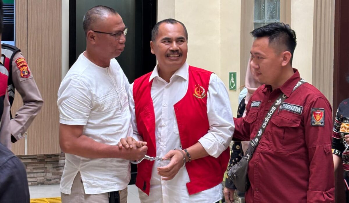 Terdakwa Waskito Joko Suryanto usai menjalani sidang di Pengadilan Tipikor Tanjung Karang, Jumat 9 Januari 2024 | Dok. Kejari Pringsewu.