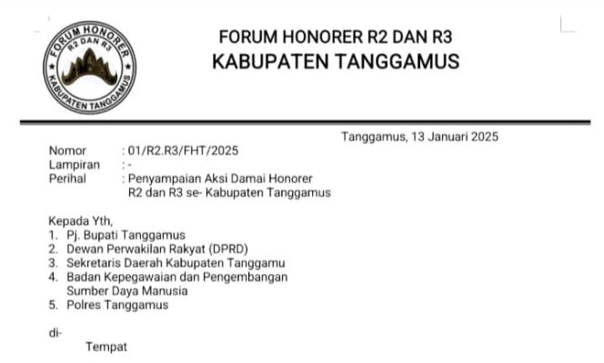 Surat Informasi Aksi Damai.
