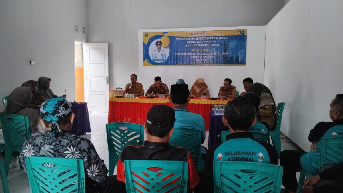 Musrenbang Kelurahan Kuripan Tanggamus 2026 di Kelurahan setempat, Selasa 14 Januari 2025 | Herdi/Media Prioritastv.com.