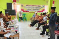 Masyarakat saat menyampaikan usulan dalam Musrenbang RKPD 2026 di Pekon Pekondoh, Cukuh Balak, Tanggamus, Rabu 15 Januari 2025 | Bahyuti/Media Prioritastv.com.