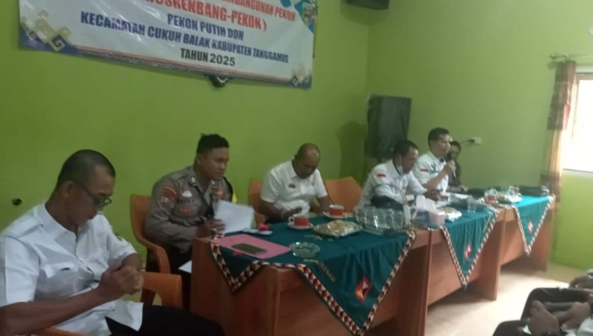 Musrenbang 2025 dalam Penyusunan RKPD Tahun 2026 di Balai Kantor Pekon Putih Doh pada Rabu (15/1/2025) | A. Hayat Purba/Media Prioritastv.com.