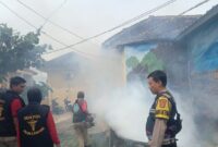 Fogging cegah DBD di Polres Tanggamus, Senin 27 Januari 2025 | Dok. Polres Tanggamus.