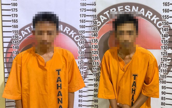 
 Gasak Narkoba, Dua Nelayan Diringkus Polres Tulang Bawang