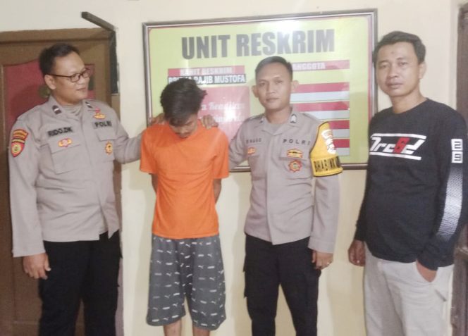 
 Polisi Ringkus Pelaku Curas Yang Beraksi di Areal Perkebunan Karet Penawartama, Berikut Kronologisnya