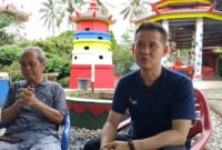 Ketua Vihara Dharma Agung, Suwito saat memberikan keterangan kepada Media Prioritastv.com, Senin 27 Januari 2025 | Herdi/Media Prioritastv.com.