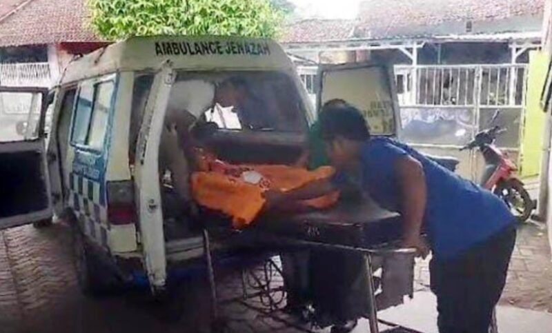 Jasad Korban saat berada di Rumah Sakit, Senin 27 Januari 2025.