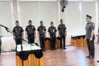 Sertijab Kasi Intel Kejari Tanggamus,  Selasa 7 Januari 2025.